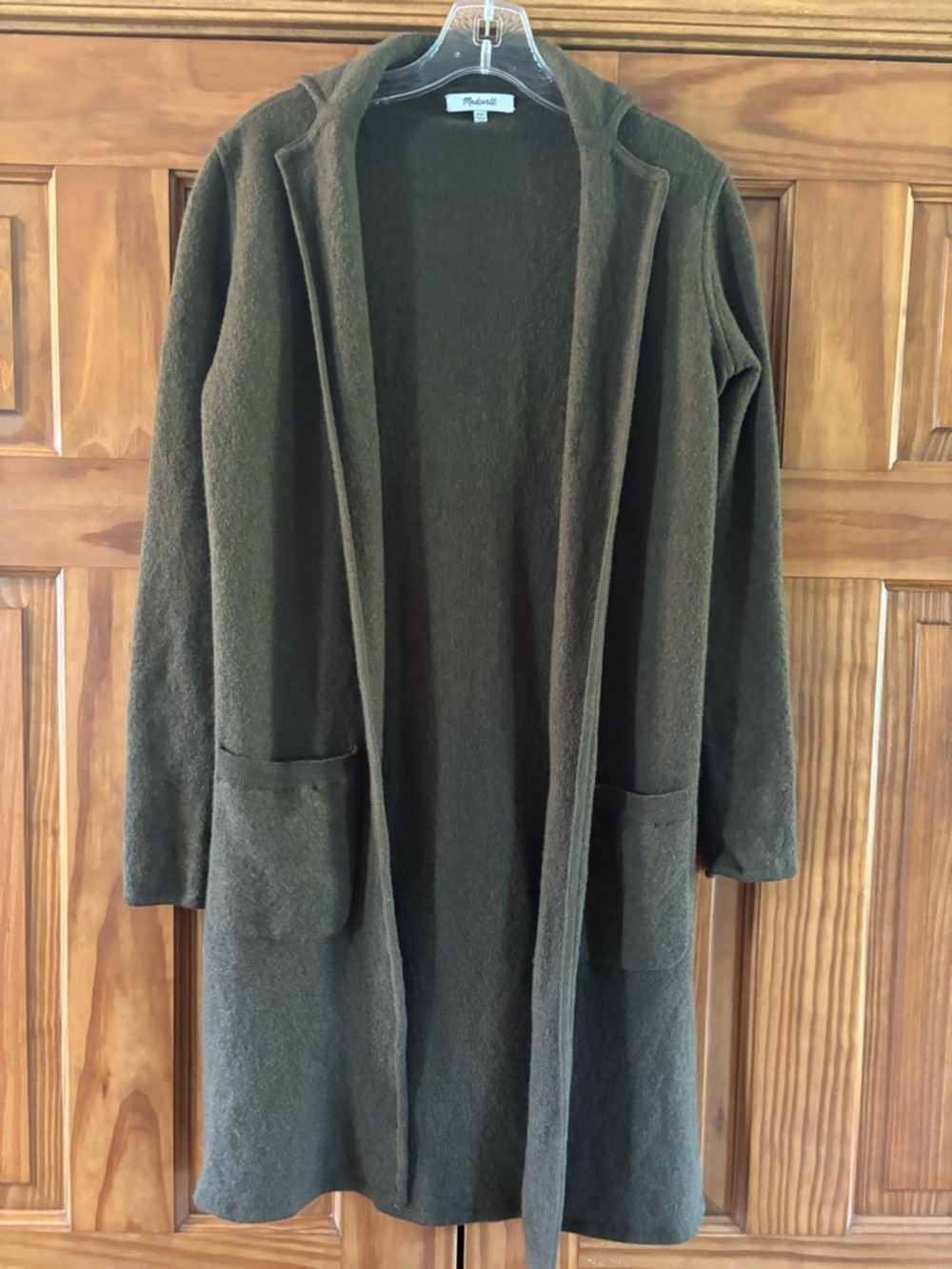 Madewell Longline Merino Wool Cardigan